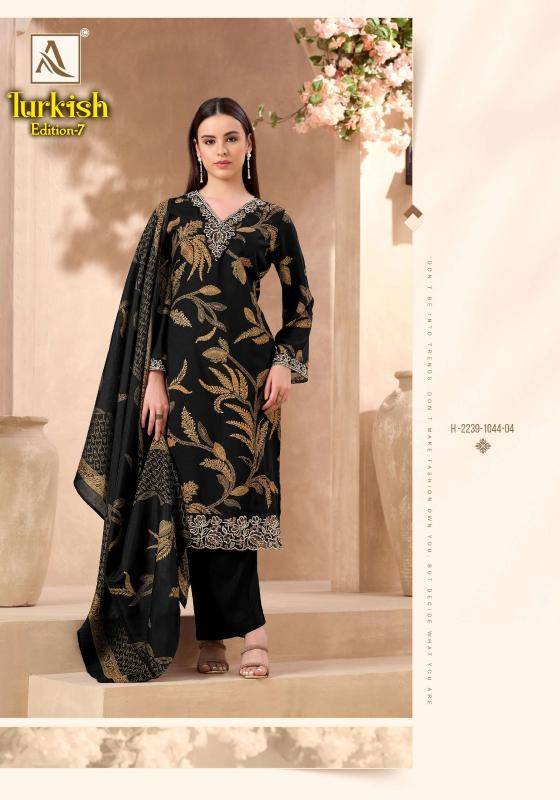 Alok suits turkish edition 7 Printed dress material wholesale